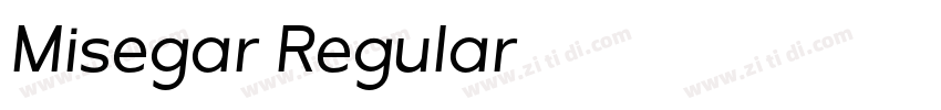 Misegar Regular字体转换